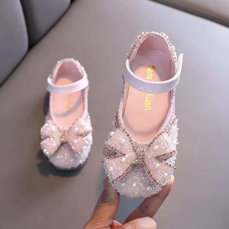 SEPATU SANDAL IMPORT ANAK PEREMPUAN CEWEK MOTIF PITA HITAM PINK SILVER  21-25  26-30 2