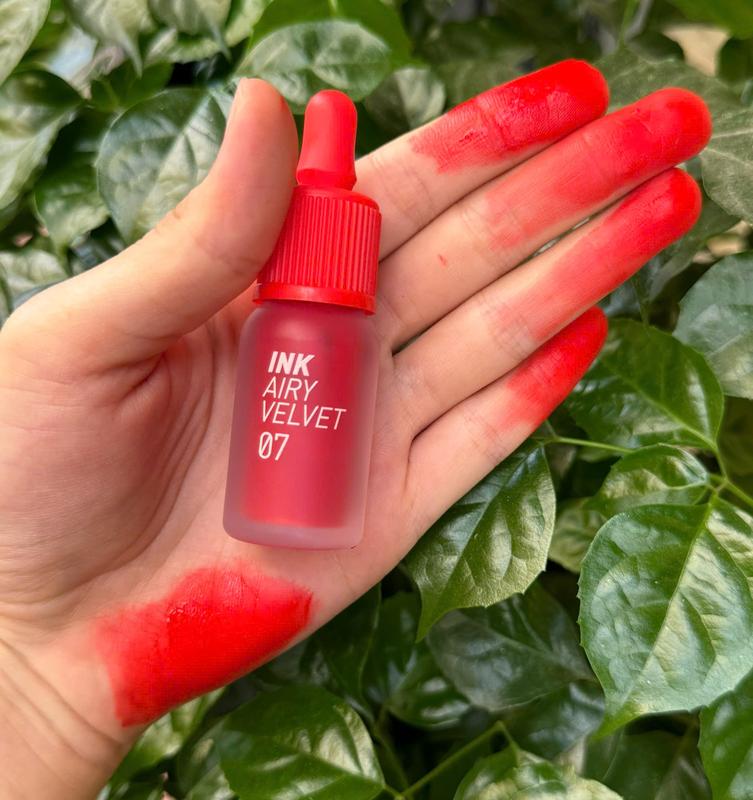 Son Ink 07 Đỏ Cam, Son Perypera Ink Airy 07 Heart Grape Fruit Cosmetic Nữ Trang Điểm Mỹ Phẩm Women