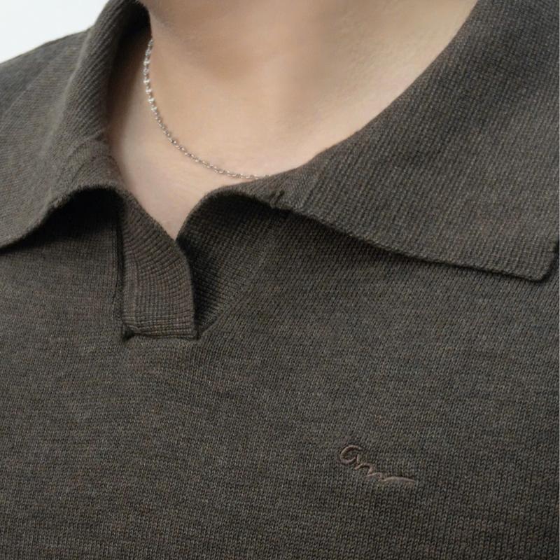 MÃ 16 [ ÁO POLO DỆT KIM TRƠN KHÔNG SỌC LƯNG ]  Áo polo dệt kim cao cấp ( TẶNG VỚ ) Menswear Nam 6