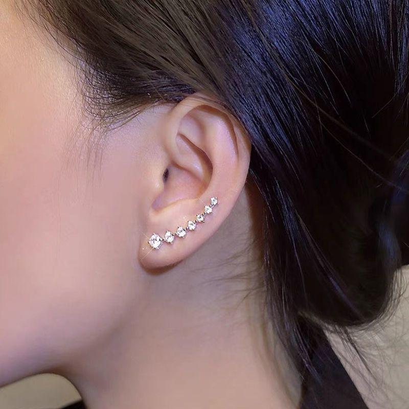 Bông Tai Đinh tán Zircon, Kim Bạc 925, Siêu Lấp Lánh, Dành Cho Nữ, Phổ Biến Năm 2024, Giá Cả Phải Chăng, Sang Trọng Cao Cấp, Thiết Kế Đẹp, Đồ Trang Trí Tai Duyên Dáng 4