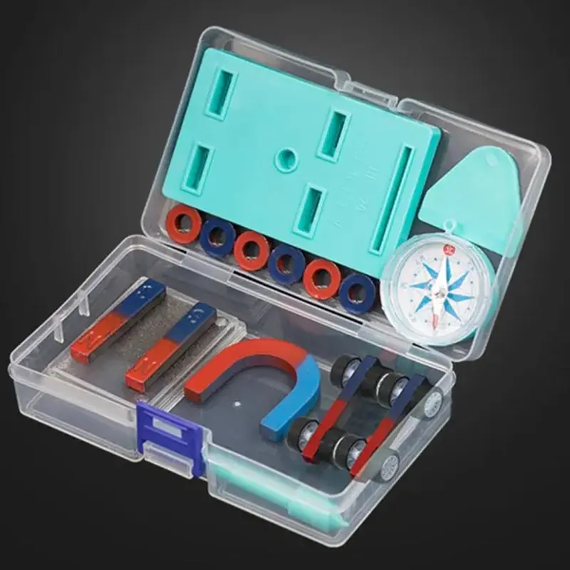Science Magnet Set / Magnet Mainan Edukasi Praktek Sekolah Komplit Berbagai Macam Eksperimen Dapat Dilakukan 8