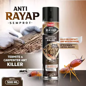 SEROXIL anti rayap semprot 500ml AE Obat semprotsarangkecoa Tanpa Aerosol Insects bebas alkohol rumput