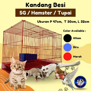 Kandang Hewan, Sangkar lipat, kandang besi Seperti Sugar Glider, tupai, Kucing dll