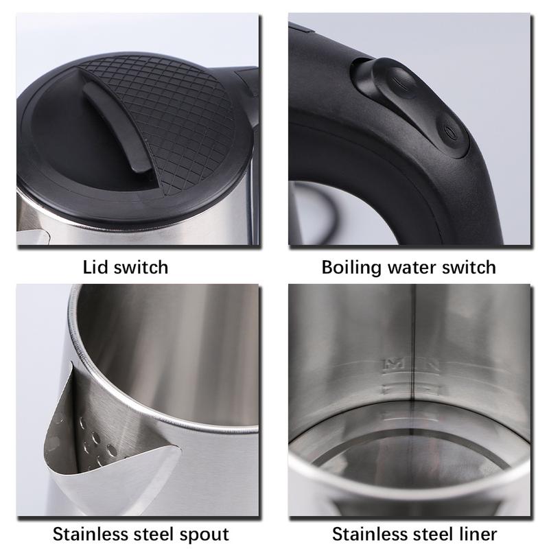 Product Introduction of 2.3L Stainless Steel Inner Tank Electric Kettle Fast Boiling Kettle Household Automatic Power Off Kettle 10