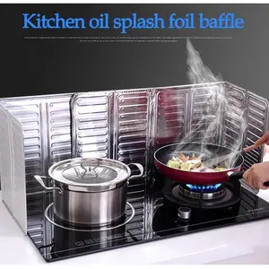 PUNCAK DISKON 5.5 DISKON 10.10 Pelindung Kompor Anti Cipratan Minyak Aluminium Foil Plate - A02