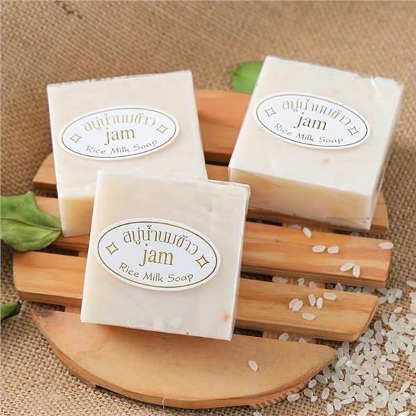  Bánh Xà Phòng Sữa Dê Xà Bông Cám Gạo Thái Lan Dynary Jam Soap Làm Mịn Và Sáng Da 65g 100g - Chốt Đi Store 