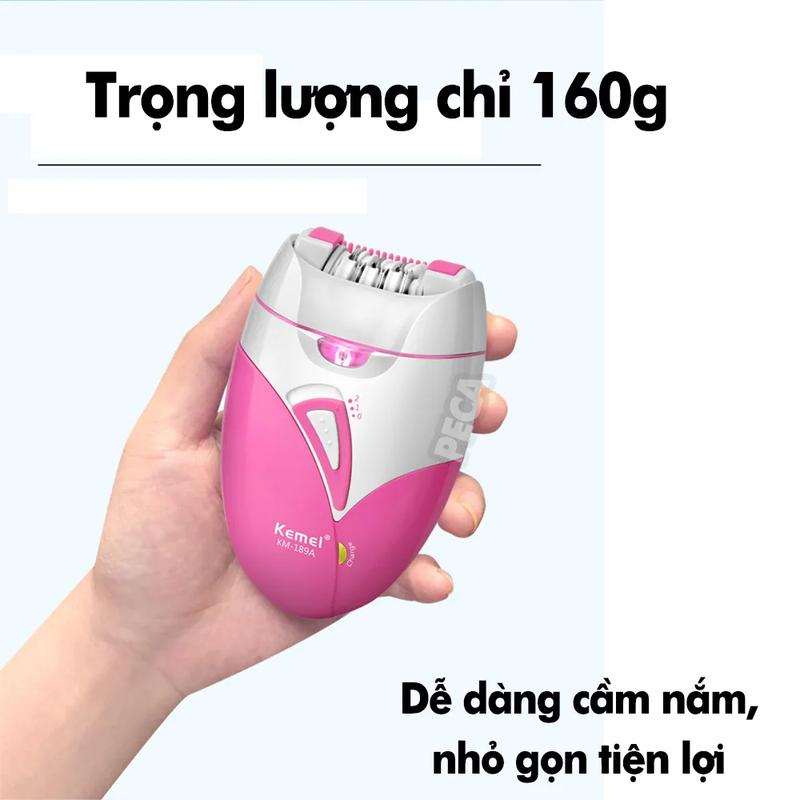 Product Introduction of Hair removal machine Kemei km-189a dedicated defeathering full-body, battery charger professional 12