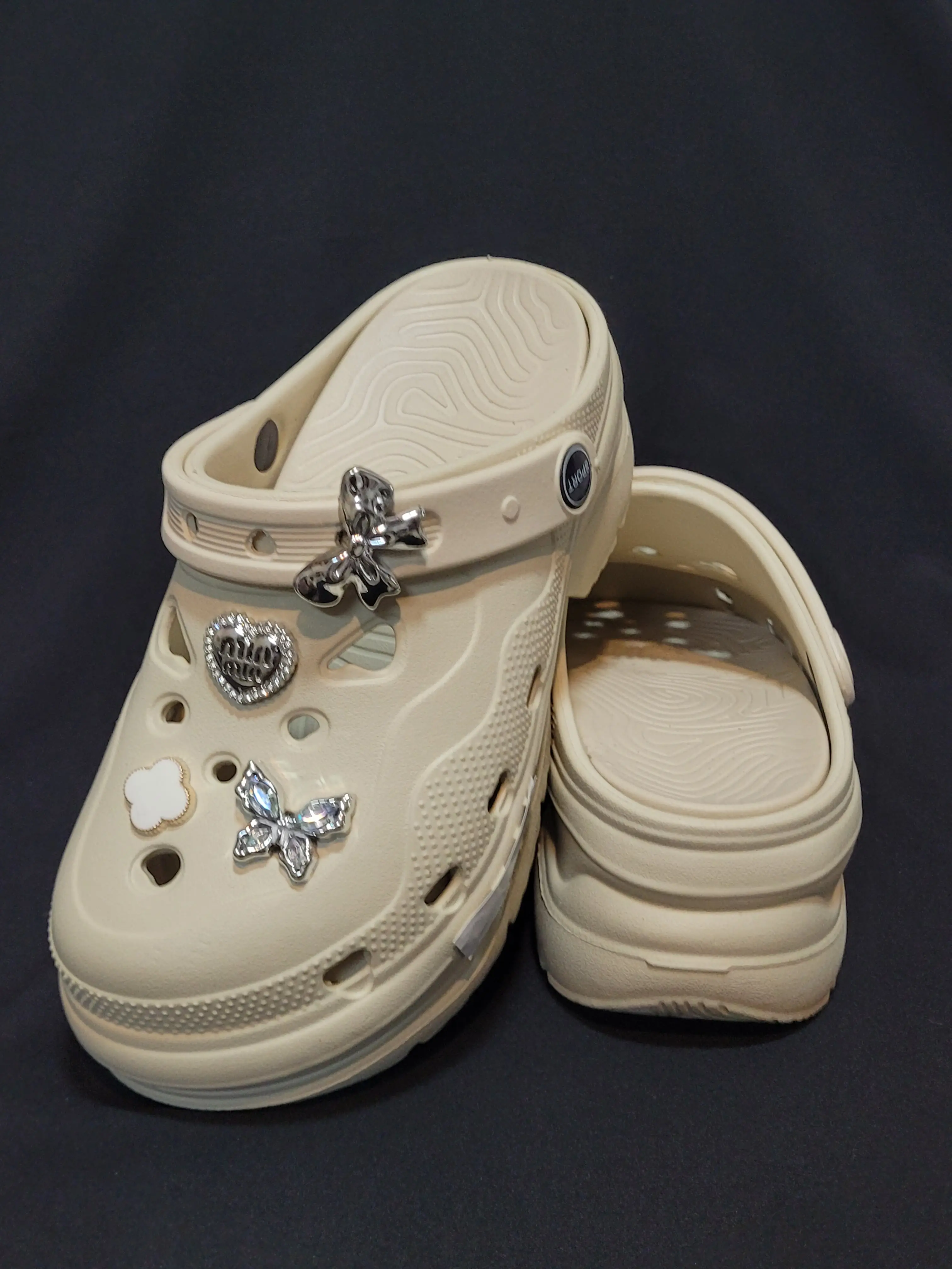 [Tặng Charm Ngẫu Nhiên] Sục Nữ COSSET Tăng Chiều Cao 7 cm kiểu dáng Basic caosueva dép  nữ sandal