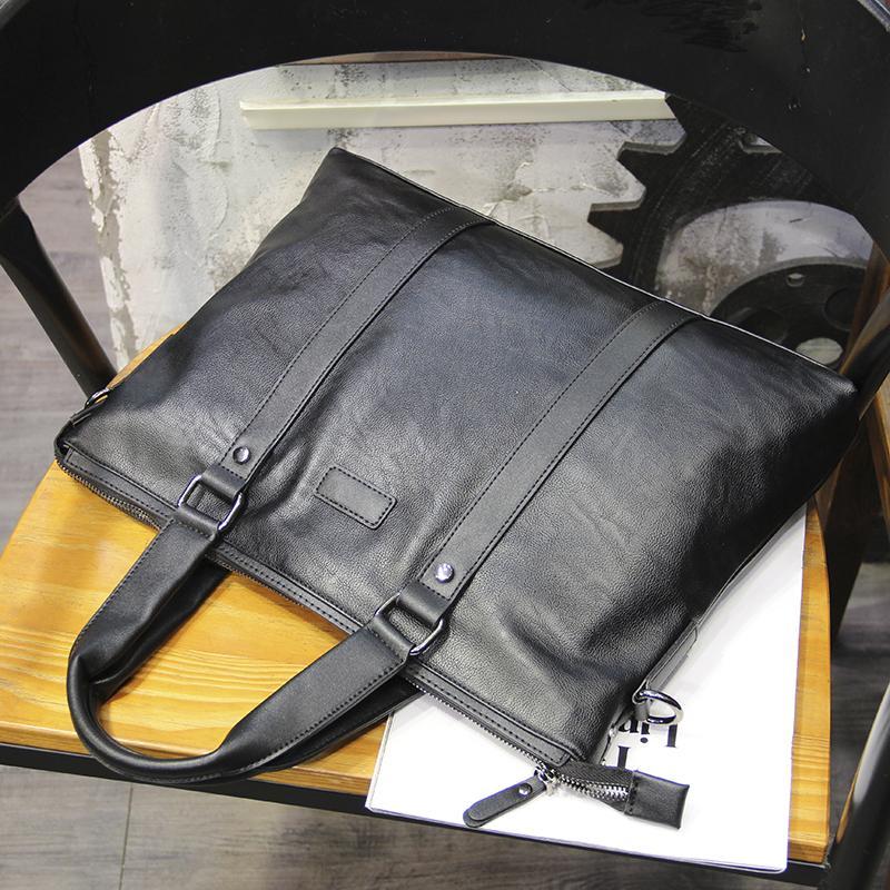 Cặp Tài Liệu Túi Xách Nam Phong Cách Doanh Nhân Thích Hợp Đi Lại Và Chuyến Công Tác Đeo Một Bên Vai Và Cầm Tay Có Ngăn Đựng Hồ Sơ Và Máy Tính Dễ Phối Đồ Thời Trang