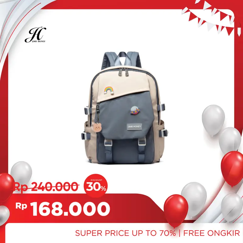 Jims Honey Ransel Unisex Joan Bagpack 1