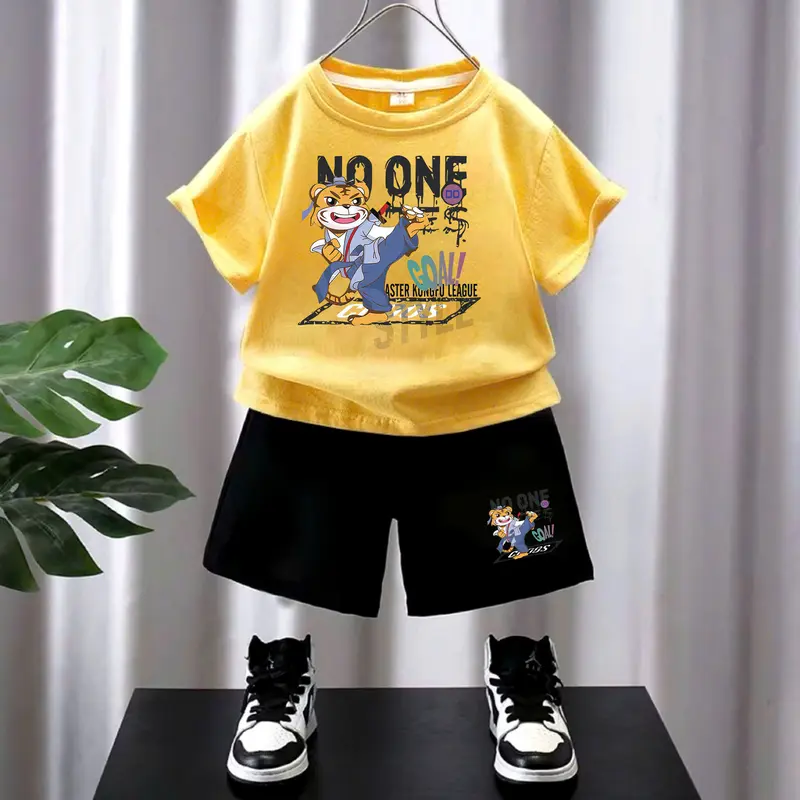 ComBo 5 Bộ Cho Bé Trai Mùa Hè  In Hình Cu TE ( MÃ H) 3
