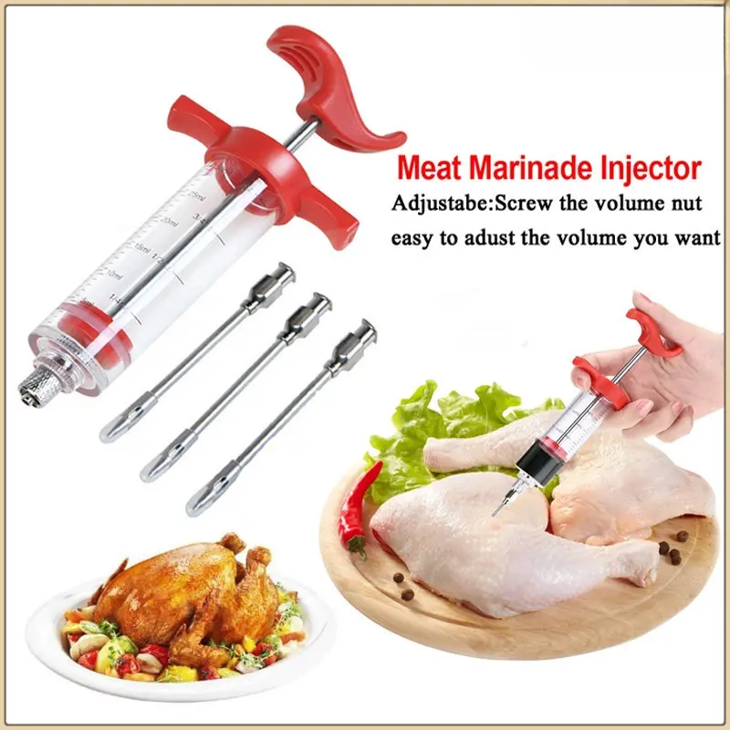 30ml food grade syringe marinade injector injection for chicken Spice ...