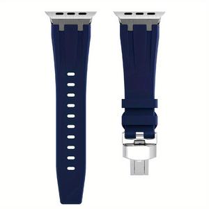 ソフトラバー製ウォッチバンド（バンドのみ）、Apple Watch Ultra 2 1 49mm Series10 9 8 7 44mm 45mm用交換用バンド、スマートウォッチアクセサリー