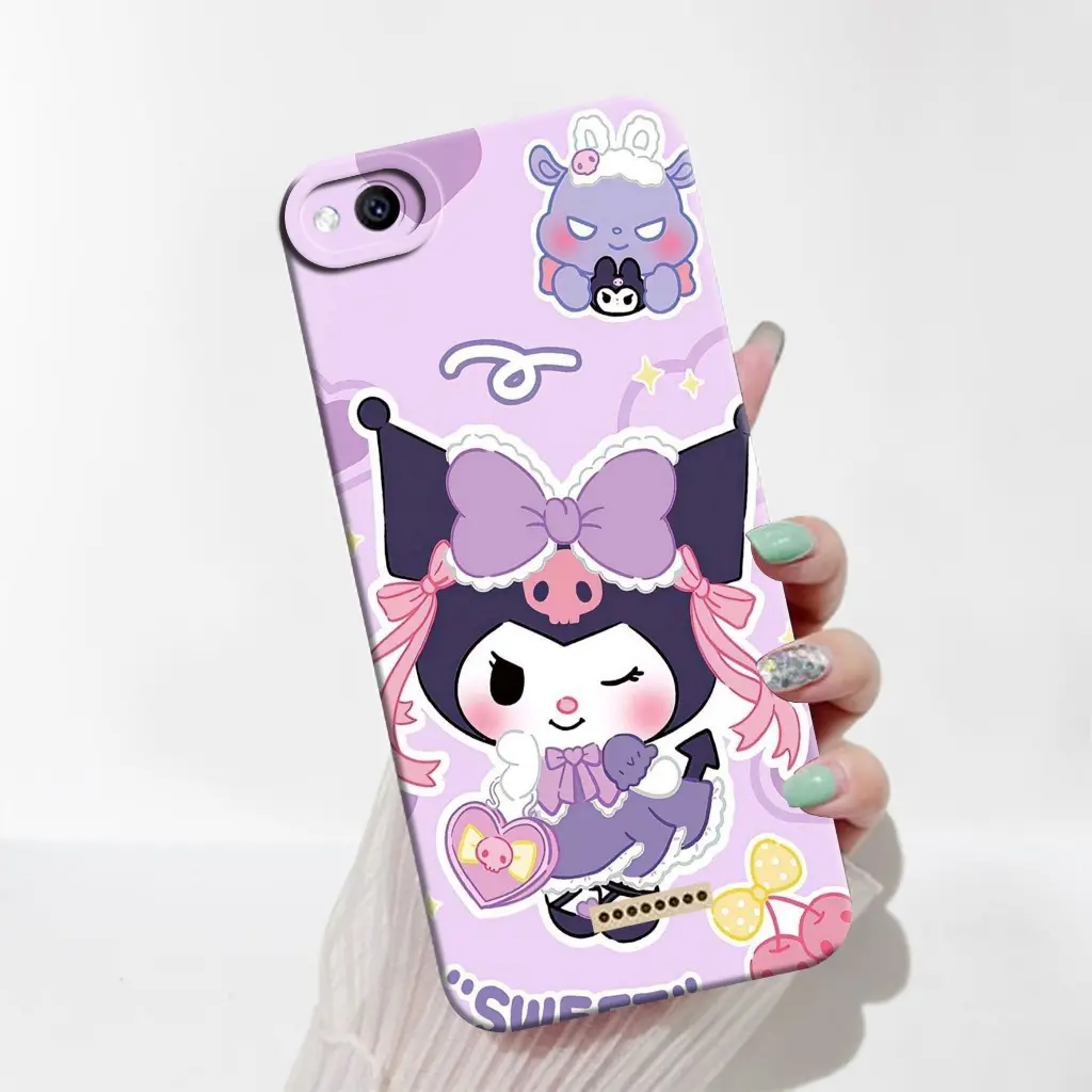 Case Hp R3DM1 6A Motif Kuromi  - Kesing - Casing - Softcase - Kesing - Cover Hp - Silikon