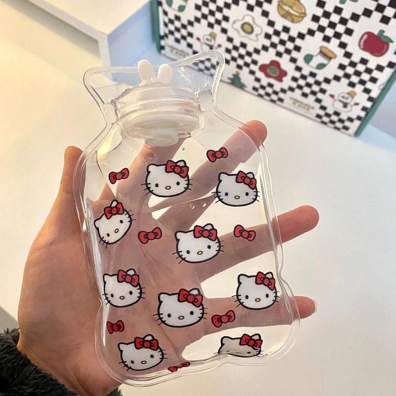 Máy Làm Ấm Tay Mini, Thiết Kế Hình Mèo Anime Nhật Bản Dễ Thương, Hình Mèo Kittys Kawaii, Túi Chườm Nóng Đổ Đầy Nước Mang Theo, Cầm Tay, MOYUr Cao Su