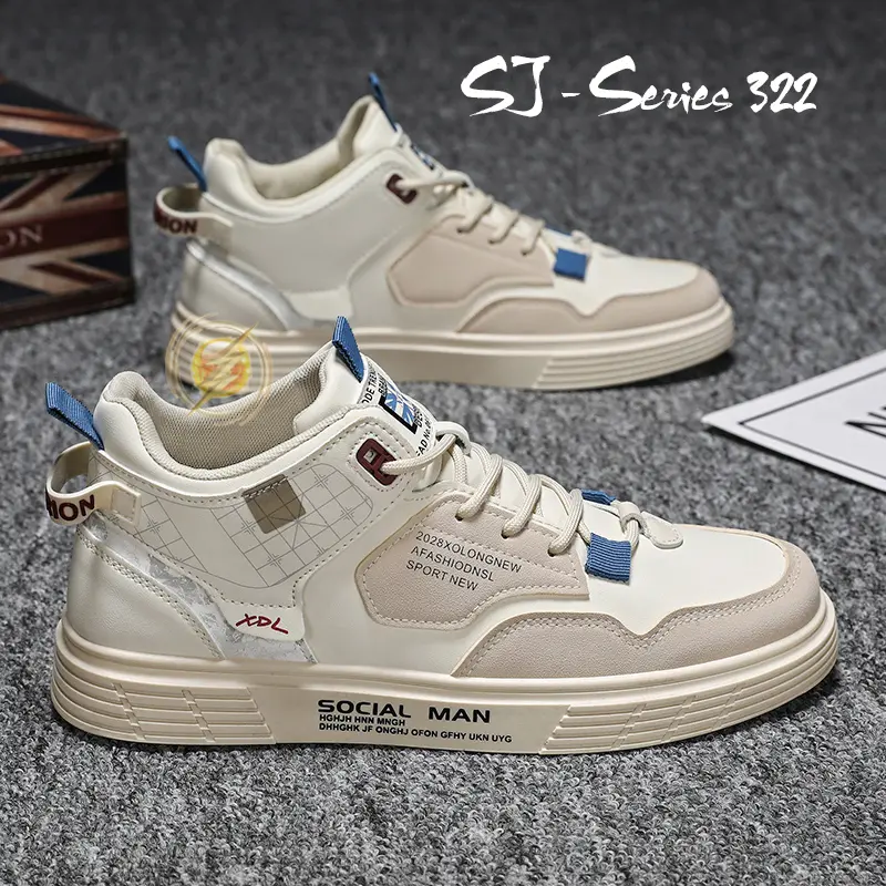 JPRO GANTENG Sepatu Sneakers Boots Fashion Pria Round Toe Pergelangan Kaki Kualitas Import Premium -322 7