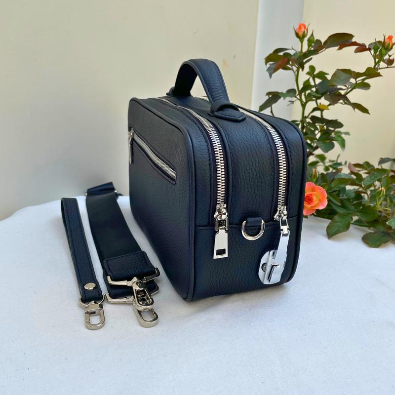 ( LÓT DA - KHOÁ SỐ ) Túi GOLF đeo chéo, túi cầm tay nam nữ da thật cao cấp