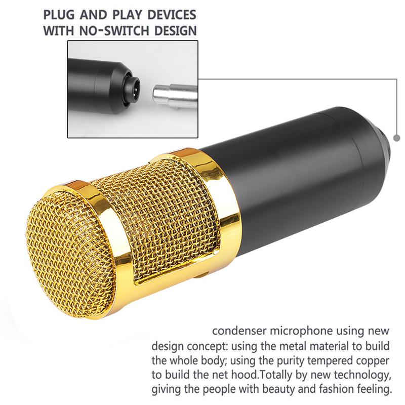 Product Introduction of New BM 800 Microphone Karaoke BM800 Studio Condenser Mikrofon Mic BM-800 For KTV Recording Computer Radio Braodcasting Singing 11