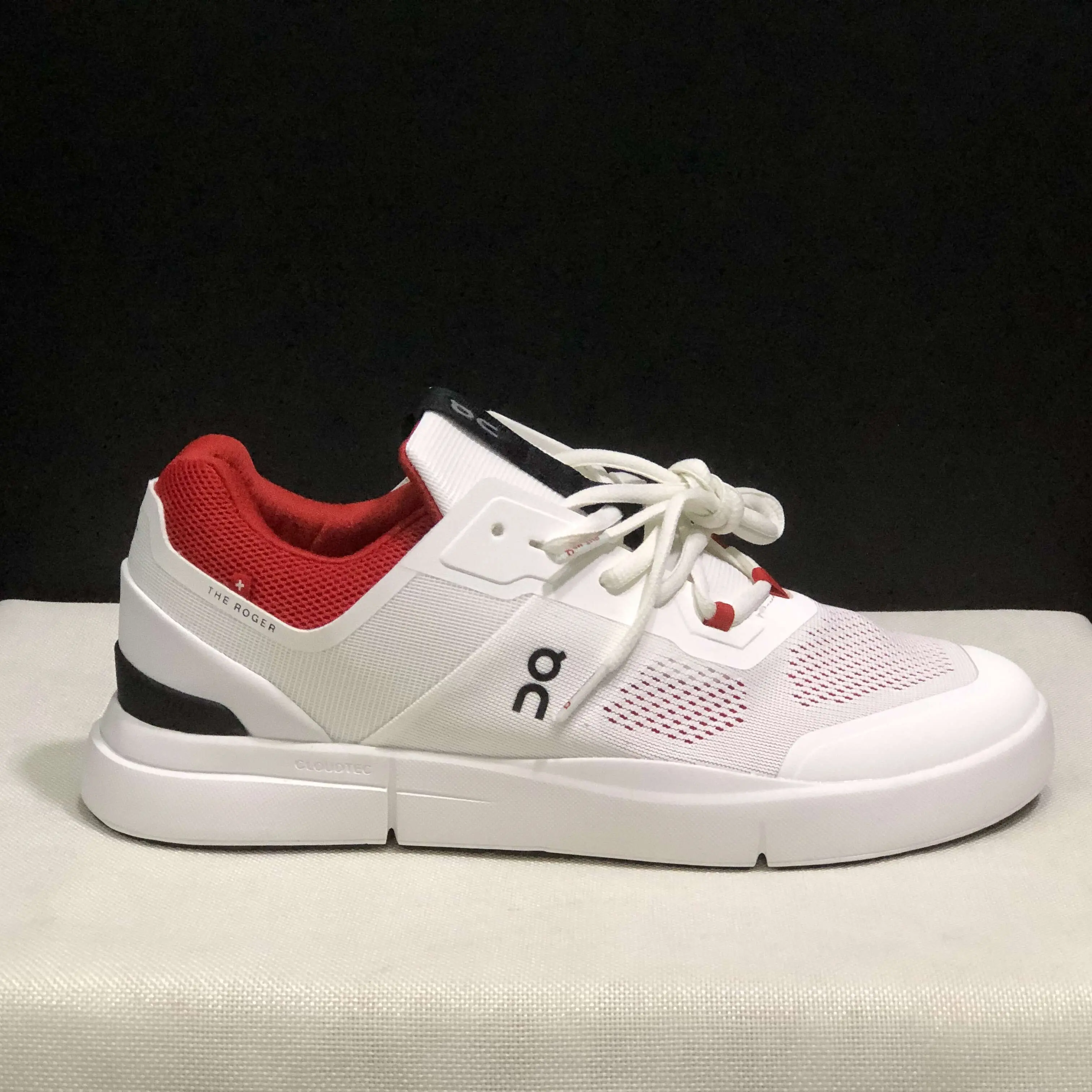 On Running × Federer Cooperation THE ROGER Spin 2 Lightweight Comfortable Sports Casual Board Shoes White/Jungle