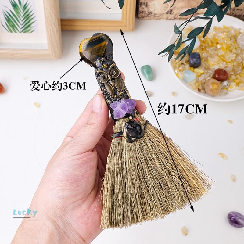 Product Introduction of Chổi Tình Yêu Pha Lê Tự Nhiên Mini Thủ Công, Chổi Ma Thuật Phù Thủy Halloween, Đồ Trang Trí Nhà Cửa, Đồ Trang Trí Pha Lê Xe Hơi, Bán Buôn 6