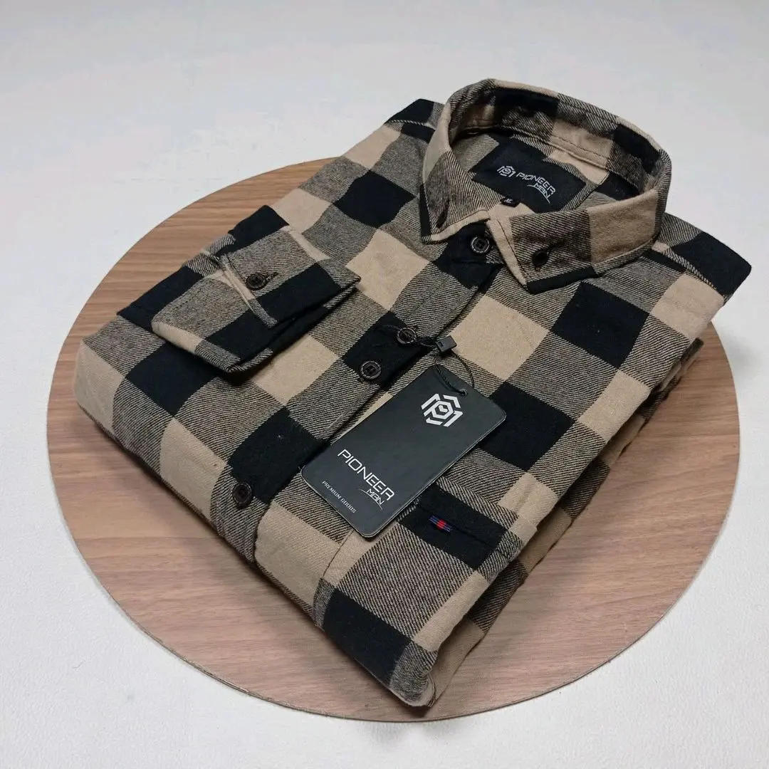 PWL03-Kemeja Flanel Pria Wanita Uniseks Lengan Panjang Best Seller Korean Kualitas Premium  Distro Formal