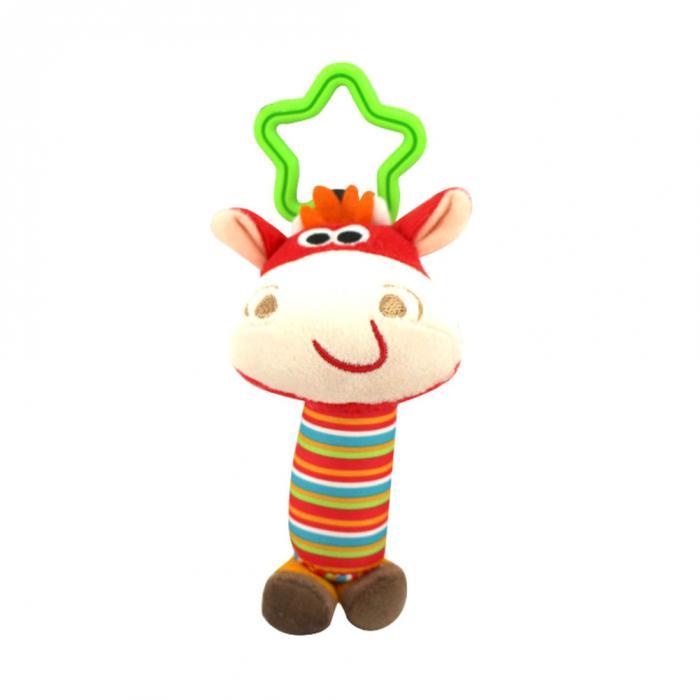 Product Introduction of Newborn Baby Plush Stroller Toys Baby Cartoon Animal Hanging Bell Educational Baby Toys 0-12 Months 2