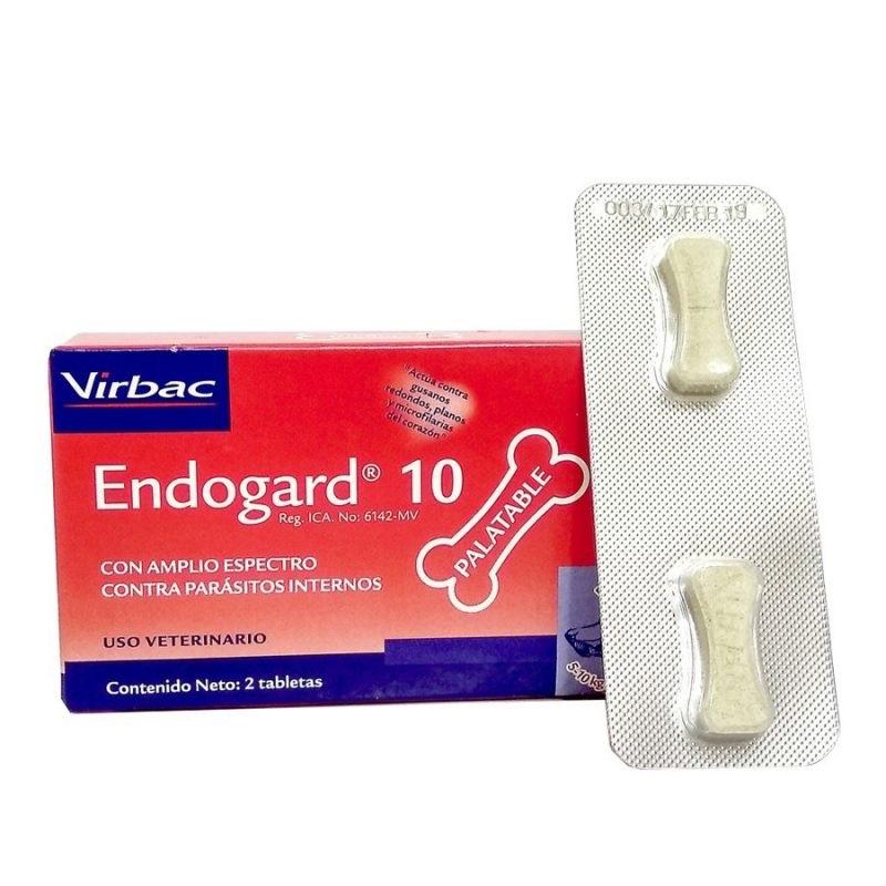 Sổ giun Endogard 10 cho chó lớn ( 5-10kg trở lên ) 5kg uống nửa viên , 10kg uống 1 viên , 15kg uống 1.5 viên