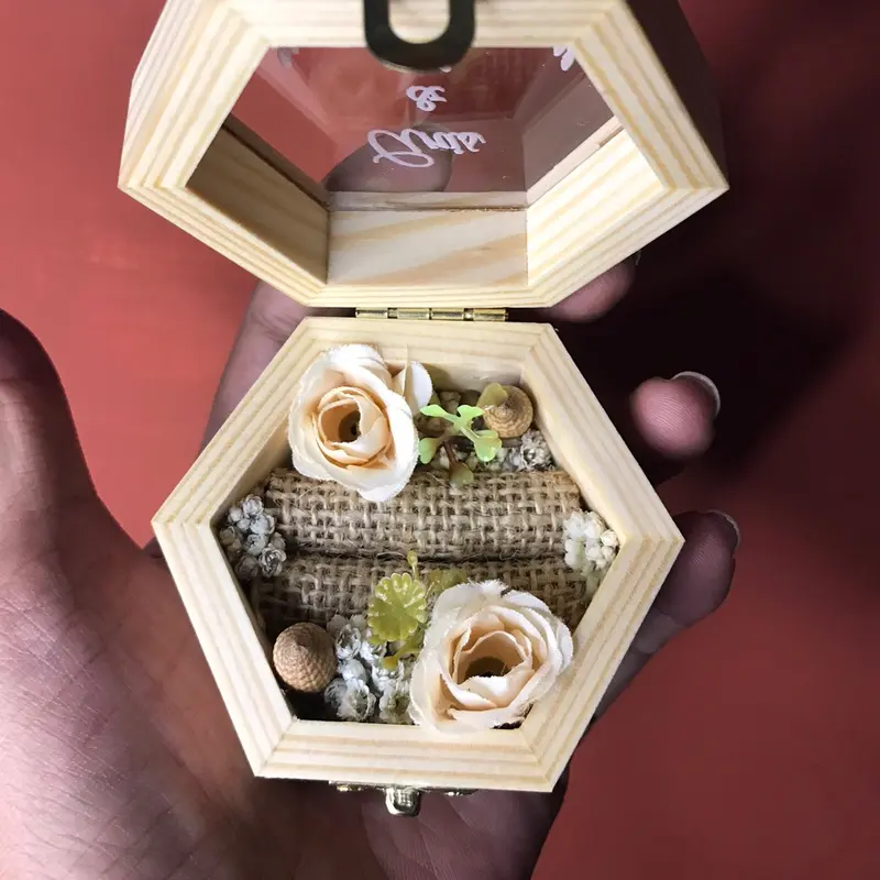 ring box mini cincin nikah diameter 8 cm 0