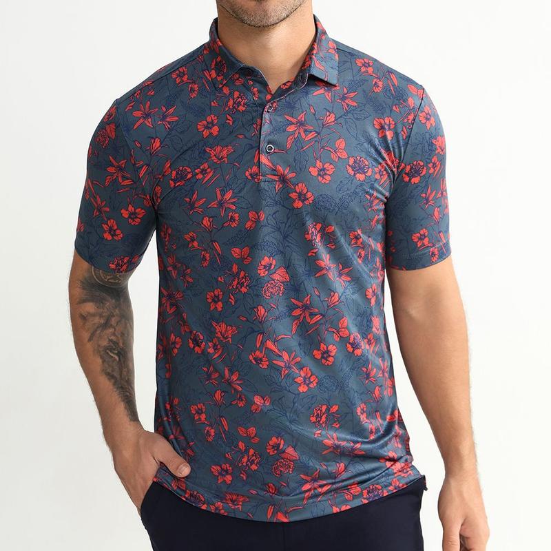 Product Introduction of Áo Polo Golf Nam, Chất Lượng Cao, Phong Cách Âu Mỹ Nhanh Khô, Thấm Hút Mồ Hôi, Áo Thun Golf Cá Tính, ngắn Tay Menswear Shirt 2