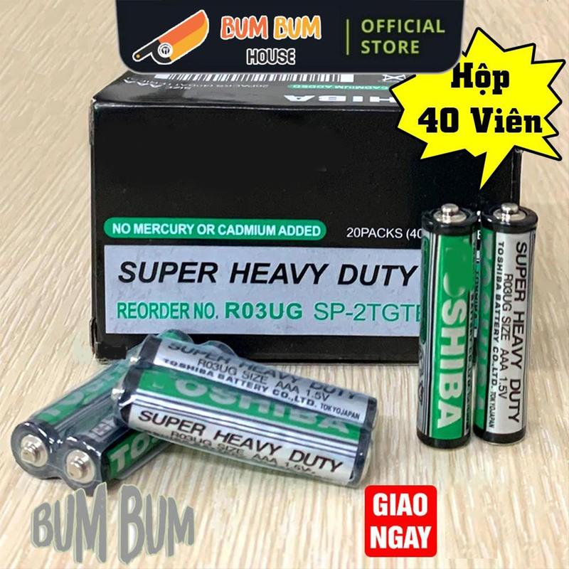 Hộp Pin AAA TOXIBA 1.5V ( 40 Viên ) - Pin 3A , Pin Tiểu Nhỏ, Dùng Cho Remote Máy Lạnh(tv), Đồ Chơi..