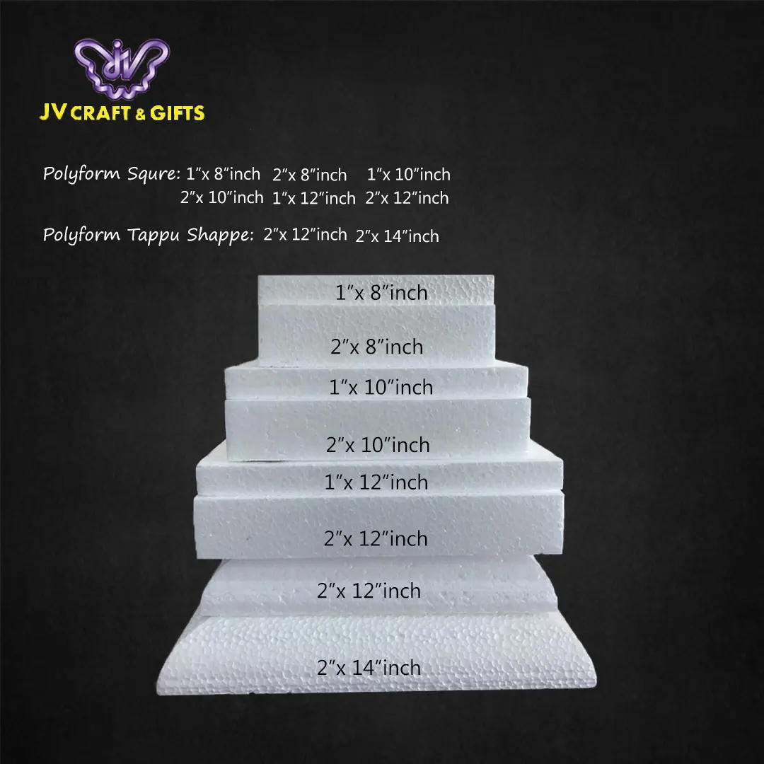 Gabus Polifoam Square Tappu / Polystyrene Polyfoam Square / Tappu / Polyfoam / JV 124 127 129 130 228 073 038 033