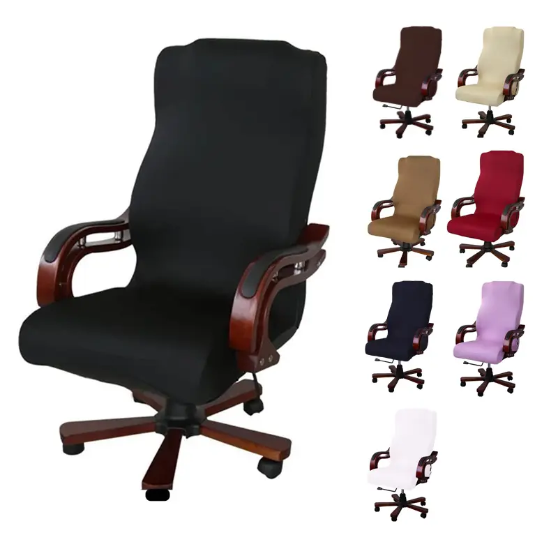 Office Chair Cover Anti-Fouling Stretch Computer Seat Cover Removable Office Chair Protective Cover For Home Hotel