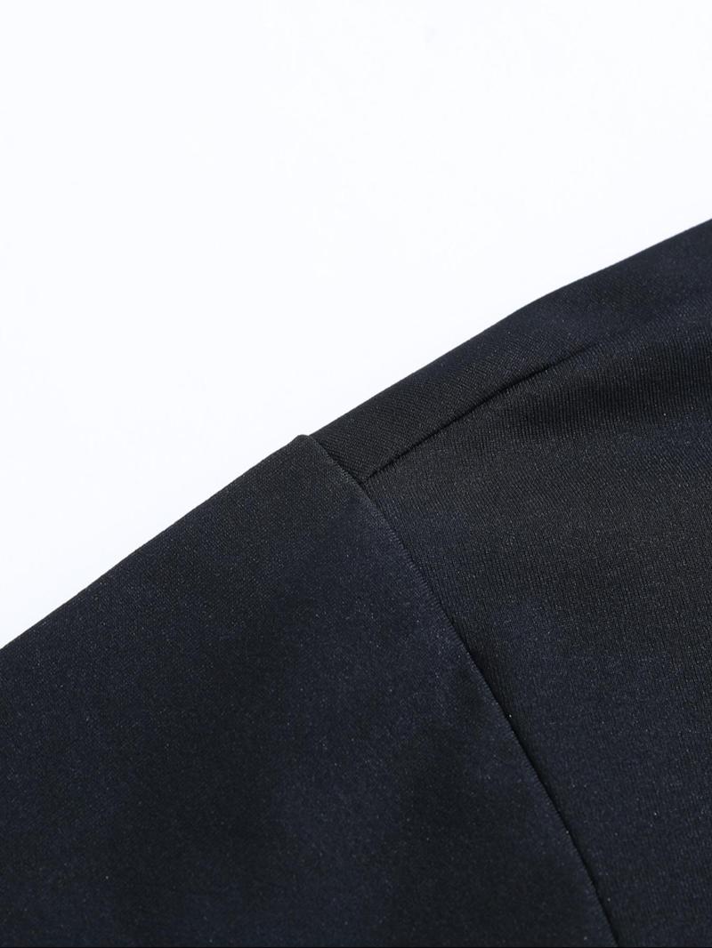 Product Introduction of Men's Letter Print Round Neck Tee, Loose Casual Short Sleeve Crew Neck T-Shirt for Summer, Fashion Men's Top for Daily Wear 5