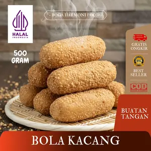 Bola kacang 500g buatan tangan yang sangat lezat, Rasa Kacang 500 gr