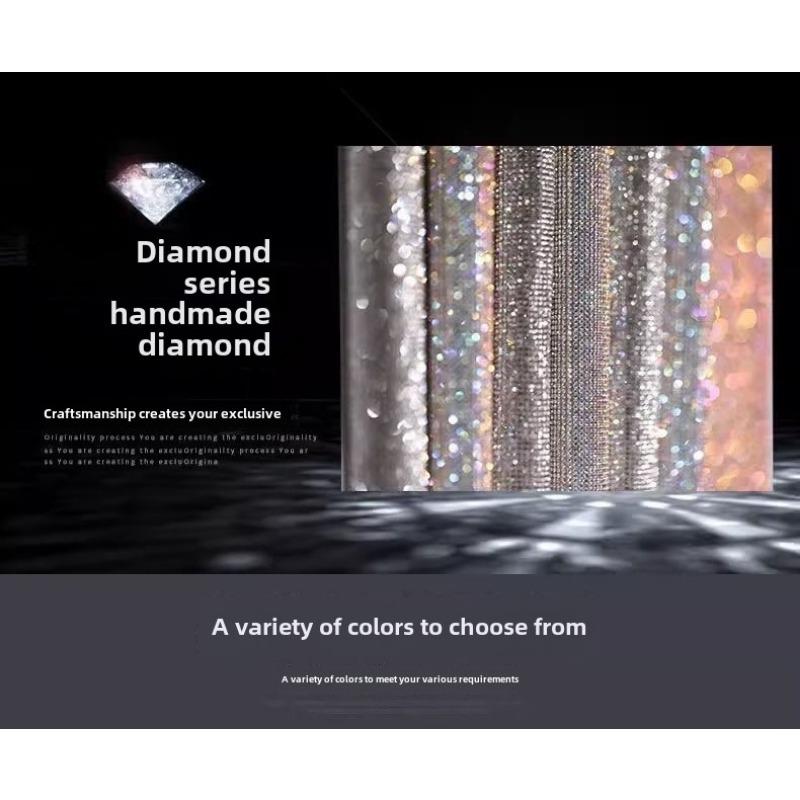 Product Introduction of Car Rhinestone Stickers, Crystal Sparkling Diamond Stickers, DIY Diamond Back Adhesive, Cross-border Self-adhesive, Hot Selling Rhinestone Accessories 2