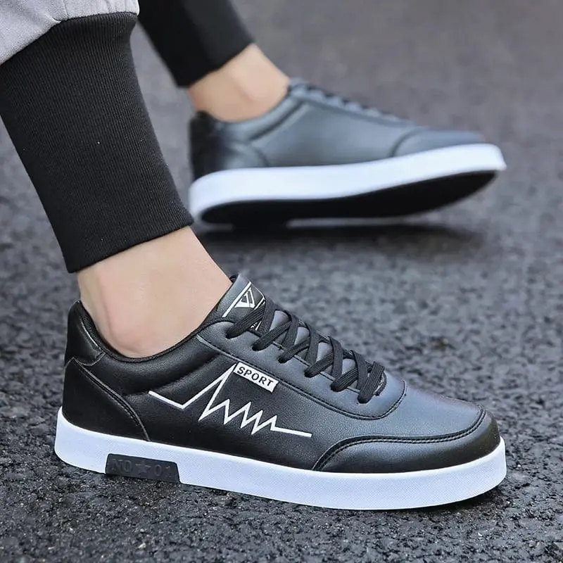 Sepatu Casual PTR08 Untuk Pria dan Wanita Termurah Warna Putih Olahraga Sport Shoes Sneakers Hitam 3