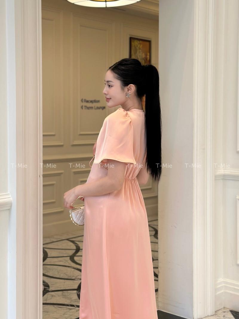 Product Introduction of T-Mie | Đầm Bầu Lụa Tô Châu Dáng Dài Sang Trọng Đi Tiệc, MD5094 Nữ Nhung phi 17