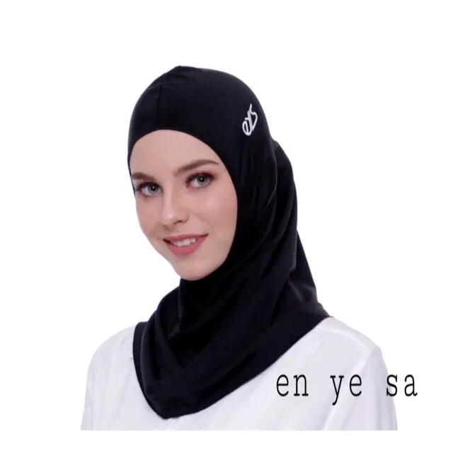 Hijab Olahraga EYS Jilbab Olahraga Indoor Outdoor Bahan Adem Nyaman Basic Kerudung Instan Muslim Standar Bergo Sekolah