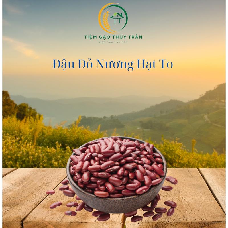 2kg Đậu Đỏ Nương Tây Bắc - Đậu Điện Biên Hút Chân Không 1kg/túi