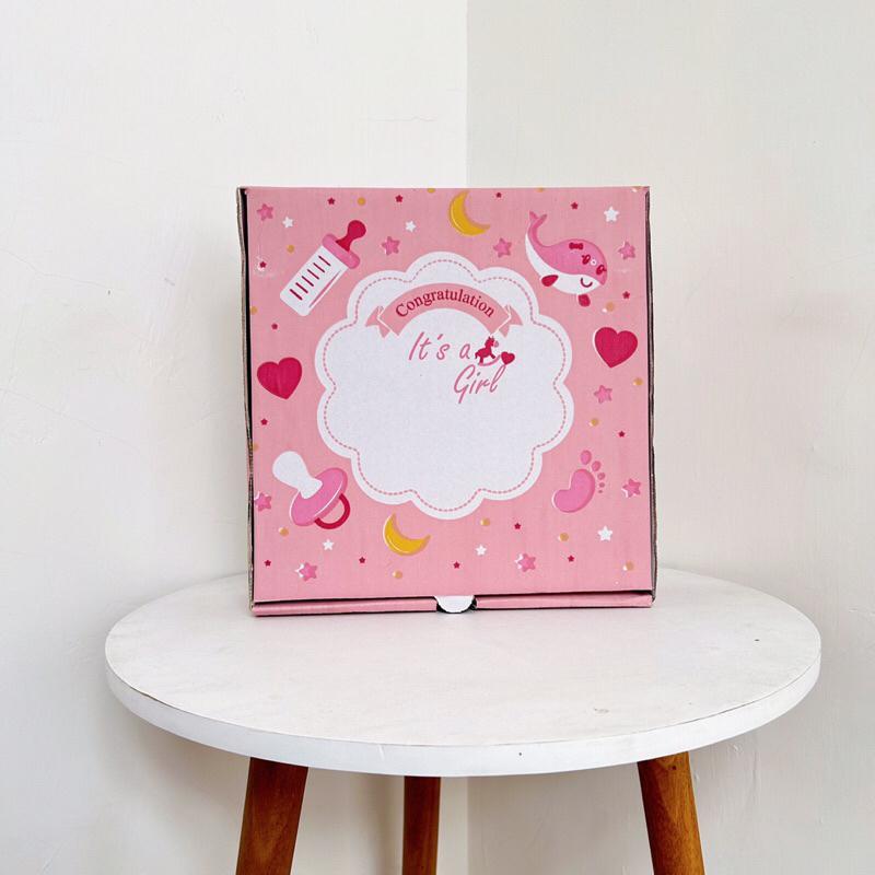Little Pastella - Box Kado | Box Hampers | Kotak Kado Ulang Tahun Ukuran 24x24x7cm 6