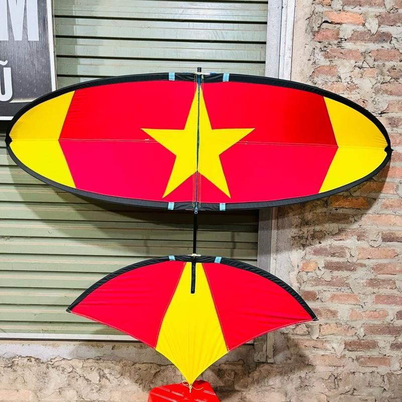 Diều lắp ghép cacbon 2m diều đã làm sẵn,đã bu.ộc lèo,. +tặng kèm 100m dây li2. Diều khung diều nan tím vip gốc dầy,trắc chắ.n. Toy