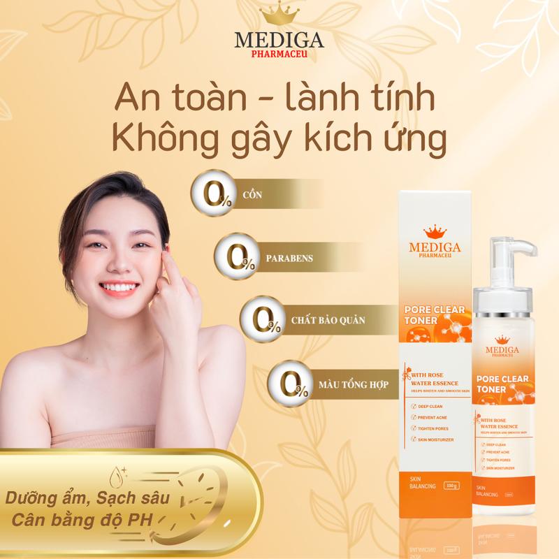 TONER NƯỚC HOA HỒNG LÀM SẠCH, DƯỠNG ẨM,  Skincare Làm Đẹp Da Chăm Sóc Da Dưỡng Ẩm Da Dưỡng Da Mặt 4