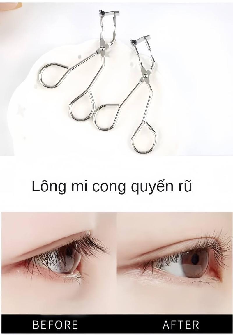 Product Introduction of Kẹp uốn mi góc chữ L chất liệu kim loại chuyên dụng để trang điểm 4