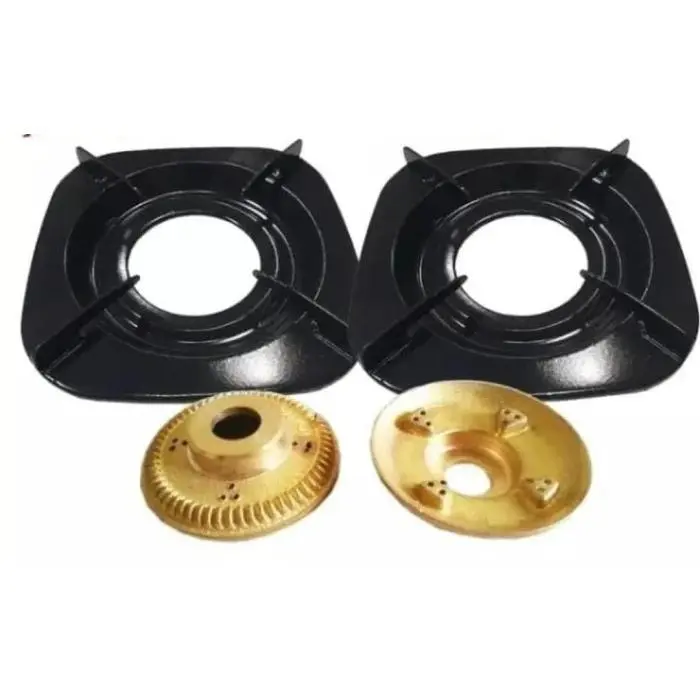 2PCS Tungku Kompor Rinnai Kaki 4 + 2PCS Burner Kompor Gas Rinai