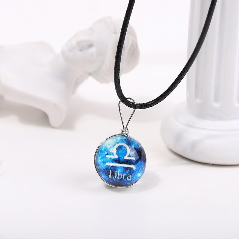 Mặt Dây Chuyền Cung Hoàng Đạo, Chất Liệu Thủy Tinh, Thiết Kế Tươi Mới Trong Rừng, Dây Chuyền Xương Đòn Dạ Quang, 12 Chòm Sao, Vòng Cổ Dạ Quang Bầu Trời Đầy Sao, Vòng Cổ Ins, Thích Hợp Làm Đạo Cụ Đeo, Tuyệt Vời Làm Quà Tặng, PTQ 7