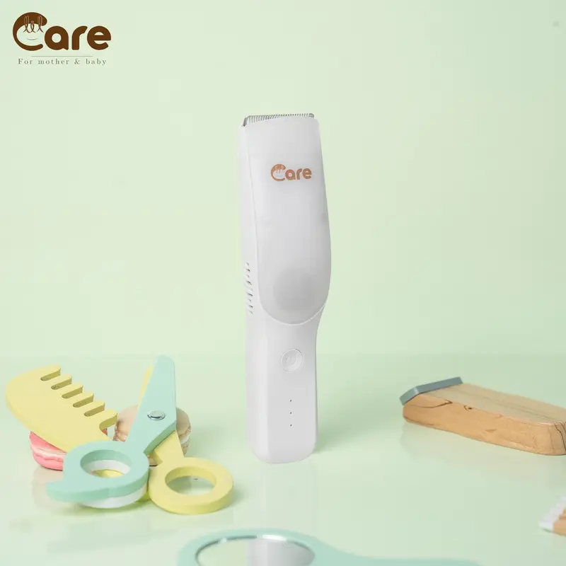 Tông đơ cắt tóc - hút tóc - chống nước cho bé - Loại sạc không dây, lưỡi dao có thể tháo rời, dễ dàng vệ sinh 4