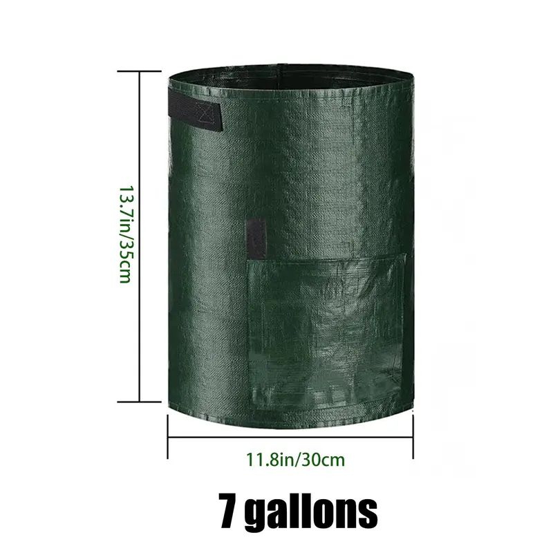 Potato Planting Bag, 2pcs/set Multifunctional Planting Bag with Handle, Planting Pot for Onion, Fruit, Tomato, Carrot 1