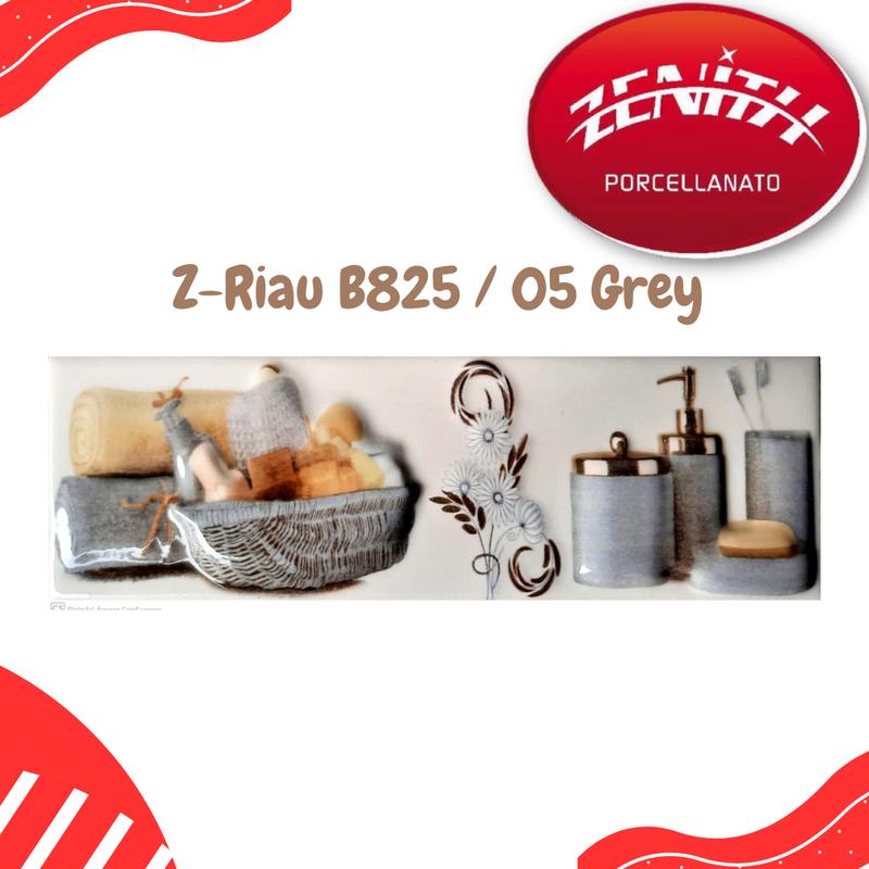 Keramik Dinding List Moulding Ukuran 8x25cm (Z-Riau B825/05) 5