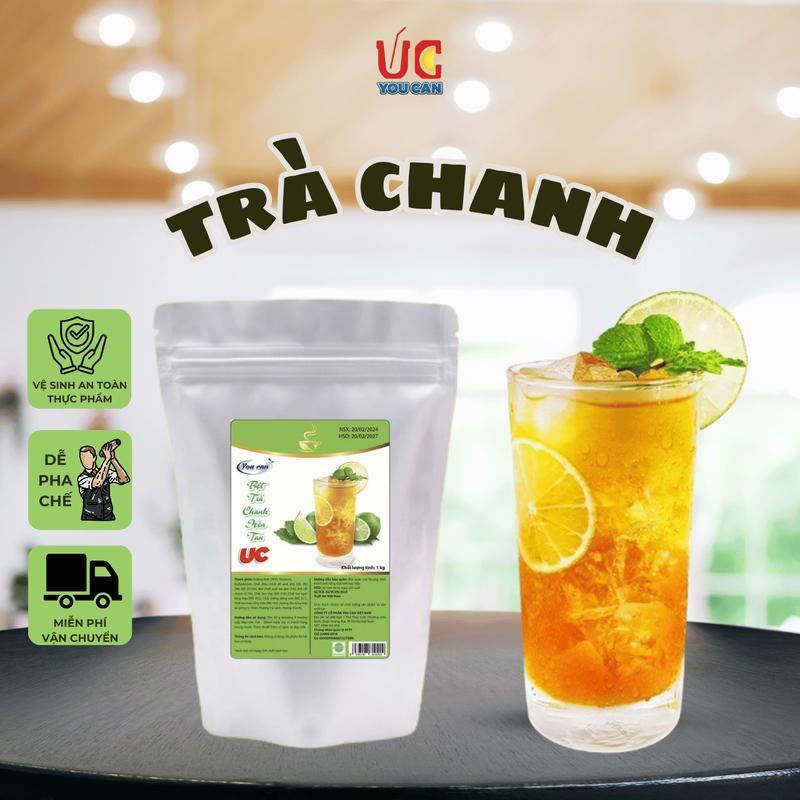 Chỉ 1Kg Pha 50Cốc Trà Chanh Hòa Tan UC Hàng Công Ty, Thơm Ngon, Chuẩn Vị,Dễ Pha, Không Cần Ủ Trà,Trà Xanh Nước Trà Chua Chè Tea Sen Đường Chanh Dây Vị Chanh