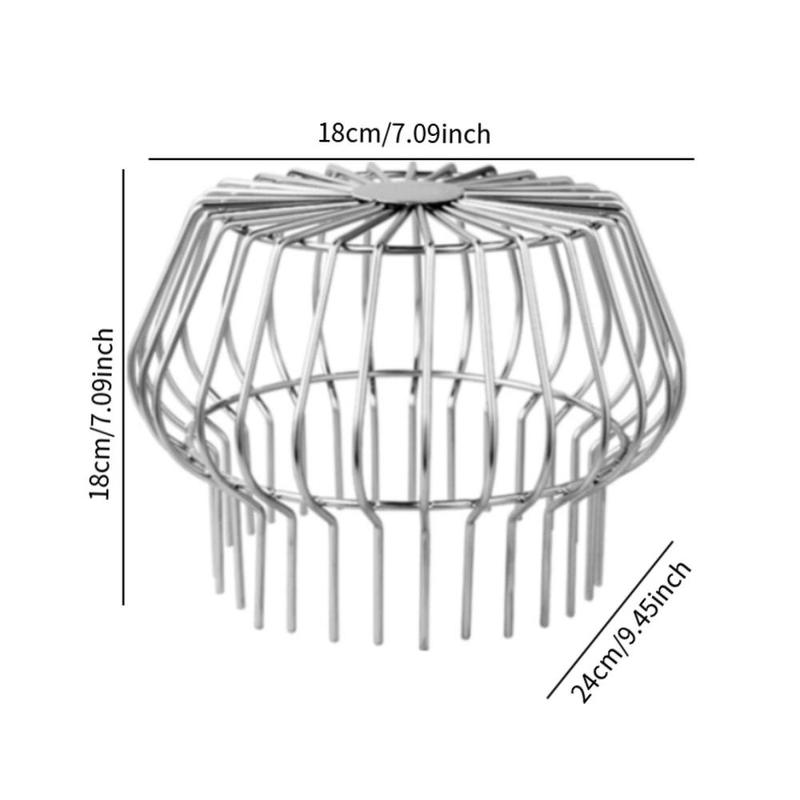 Product Introduction of Outdoor Filter Strainer, Gutter Leaf Guard Yard Downspout Strainer, Drainage Stop Leaves Debris Outdoor Roof Drain Cover 0